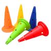 Agility Training Cone Plastic Sports Agility Cone Kit, 50cm Children's Football Training Marker Cone, Obstacle Training Equipment, 5 Pieces view 4