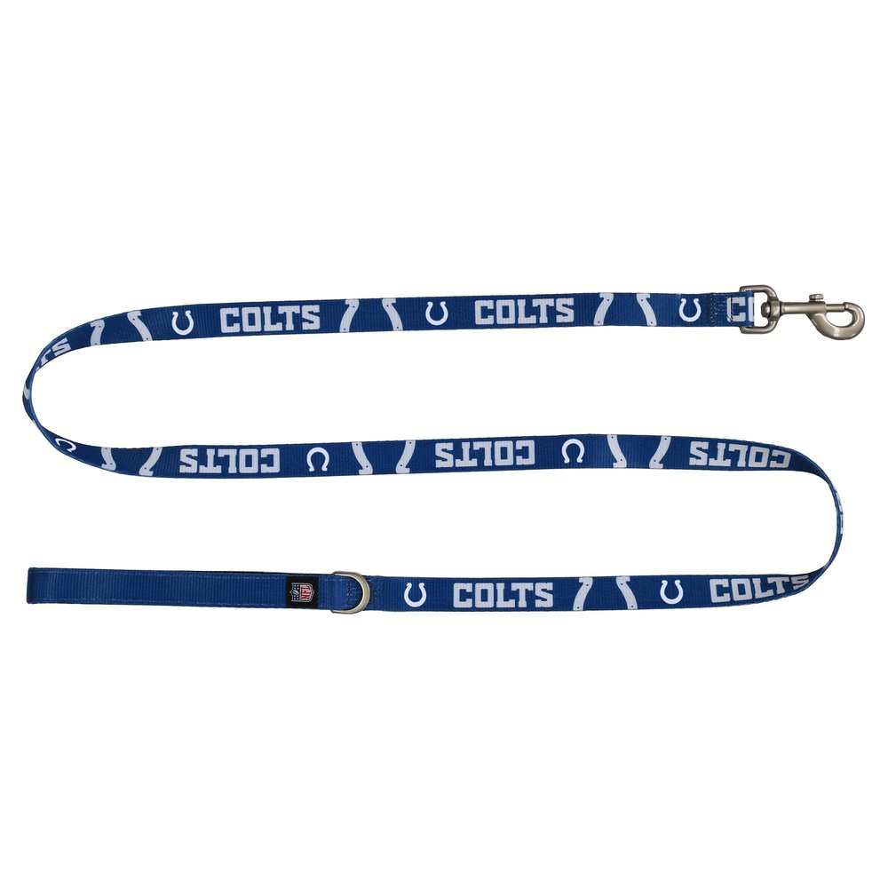 Littlearth NFL Indianapolis Colts Pet Premium Lead, Team Color, Inch