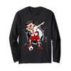 Dabbing Soccer Boy Northern Ireland Football Fans Jersey Art Long Sleeve T-Shirt view 1