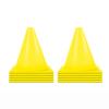 Agility Training Cone 10 Pieces of Plastic Sports Agility Cones, Sensory Integration Training Equipment, for Children's Football, Basketball, Roller Skating Training (Size : 13.5x18cm) view 1