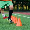 Agility Training Cone 10 Pieces of Plastic Sports Agility Cones, Sensory Integration Training Equipment, for Children's Football, Basketball, Roller Skating Training (Size : 13.5x18cm) view 3