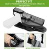 Level III OWB Holster for Glock 17/19/19X(Gen3-5), 22/23/31/32(Gen34), Glock 44/45  Thumb + Index Finger LockHigh-Retention Duty CarryRight HandCompatible with Standard Belts view 3