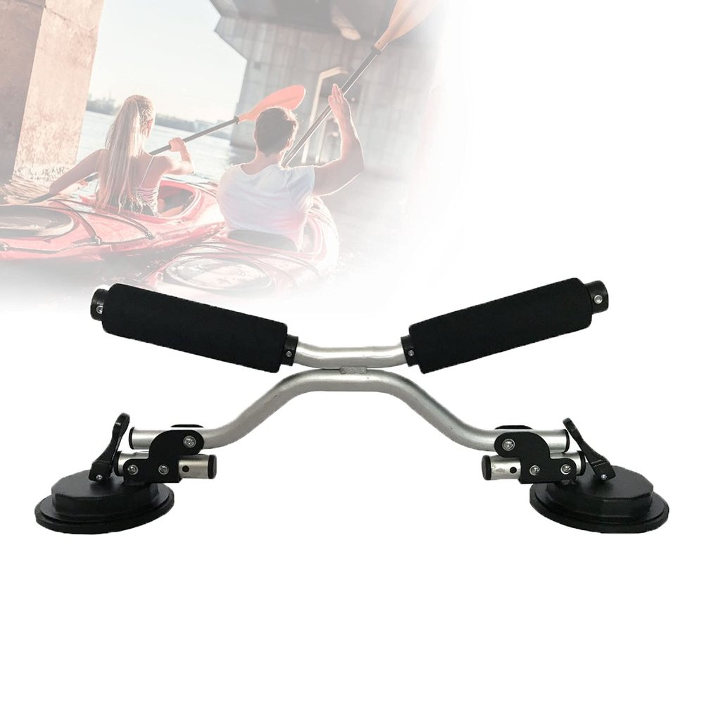 YANIWAX 45 Adjustment Kayak Roller Load Assist, Suction Boat Roller Load Assist with Heavy-Duty Suction Cups Mount Kayak Accessories for Mounting Kayaks and Canoes to Car Tops