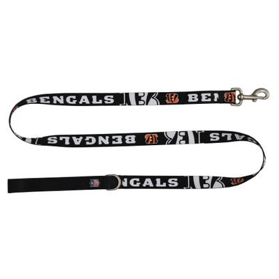 Littlearth NFL Cincinnati Bengals Pet Premium Lead, Team Color, Inch