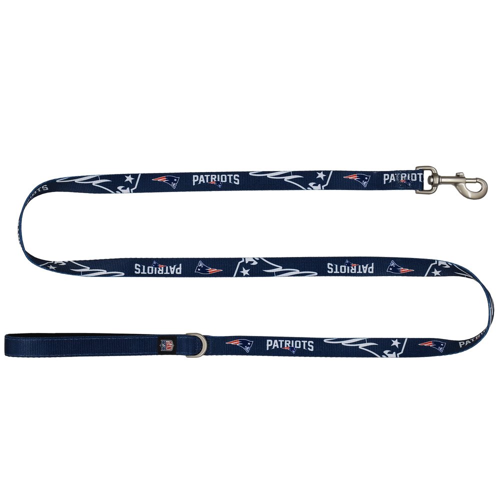 Littlearth NFL New England Patriots Pet Premium Lead, Team Color, 3Q