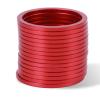 Bicycle Accessories 15Pcs Bicycle Bottom Washer Mountain Bikes Flywheel Washer Bottom Bracket Center Axis Bicycle Hub Spacer Bike Parts (Color : Red) view 1
