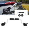 YANIWAX Suction Boat Roller Load Assist, Aluminum Alloy Kayak Roller Loader Lift Assist with Heavy-Duty Suction Cups Kayak Suction Cup Holder for Mounting to Car Tops Travel (Grey) view 2