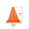 Agility Training Cone Green Triangular Plastic Football Cone, Suitable for Basketball, Roller Skating, Agile Marking Cones, 10 Pieces of Sensory Integration Training Equipment (Size : 13.5x18cm) view 2