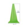 Agility Training Cone Green Triangular Plastic Football Cone, Suitable for Basketball, Roller Skating, Agile Marking Cones, 10 Pieces of Sensory Integration Training Equipment (Size : 18x38cm) view 2