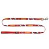 Littlearth NFL Kansas City Chiefs Pet Premium Lead, Team Color, 3Q view 1