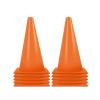 Agility Training Cone 19" Plastic Football Cone, 10 Pieces of Agility Cones, Kindergarten Basketball, Roller Skating Training Cone (Color : Orange) view 1