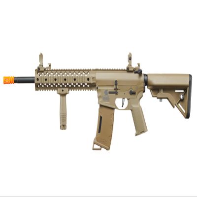 Lancer Tactical Gen 3 10" M4 Evo RIS Nylon Polymer Airsoft AEG Gun with Programmable Fast Trigger & Mosfet