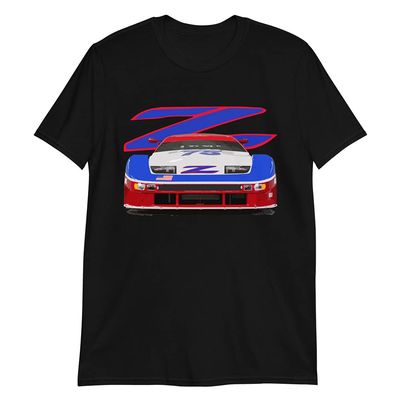 300ZX IMSA GTO GTS Legendary Race Car Short-Sleeve Unisex T-Shirt Black