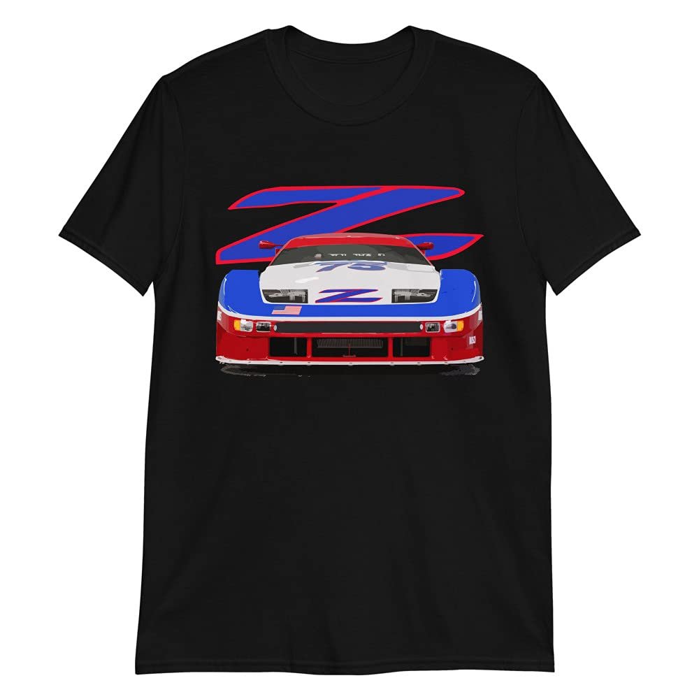 300ZX IMSA GTO GTS Legendary Race Car Short-Sleeve Unisex T-Shirt Black