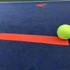 Eco Walker Court Line Marker Set Create Your Own Mini Pickleball Tennis Court (Red Yellow Court Marker) view 2
