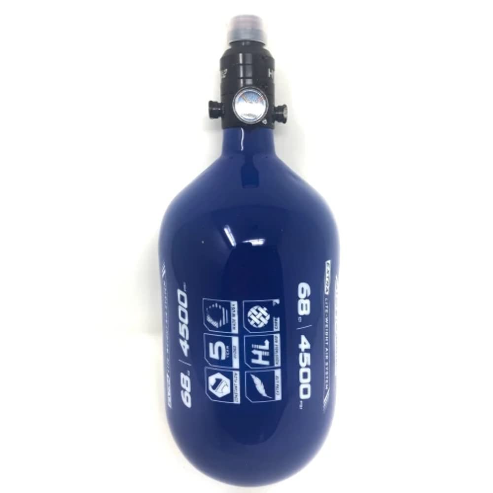 SS AIRSOFT HK Army Aerolite Extra LITE Tank w/ Aerolite2 Pro Reg - 68ci / 4500psi - Blue
