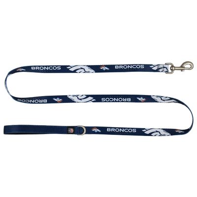 Littlearth NFL Denver Broncos Pet Premium Lead, Team Color, 3Q