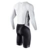 Synergy Men's Pro Thermal Long Sleeve Triathlon Trisuit for Cold Weather (Large, White) view 2