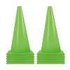 Agility Training Cone 19" Plastic Football Cone, 10 Pieces of Agility Cones, Kindergarten Basketball, Roller Skating Training Cone (Color : Green) view 1