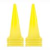 Agility Training Cone 10 Pieces of Plastic Sports Agility Cones, Sensory Integration Training Equipment, for Children's Football, Basketball, Roller Skating Training (Size : 21x48cm) view 1