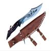 EGKH -12 inch Blade Custom Hand Forged Knife with engraving in the blade, Sheath and Handle - Full Tang Blade knife, Outdoor Survival Kukri - Khukuri view 1