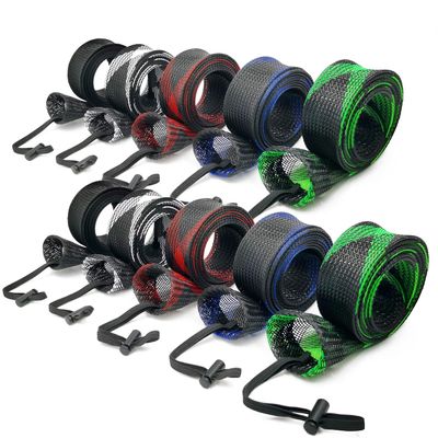 10PCS Rod Sleeves - Fishing Rod Socks with Lanyard for Fly, Casting, Sea Fishing