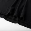 Workout Crop Tops for Women Sexy Black Trendy Cropped Yoga Half Tshirts Scoop Neck Long Sleeve Basic Shirt Loose Crop Tops for Women Large view 4
