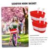 BESPORTBLE 2pcs Boy Girl Bike Basket Scooter Storage Container Creative Front Handlebar Carrier for Bottles School Bags Compatible Boy Girl view 2