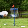 Soozier Portable Disc Golf Basket Target with 24-Chain, Travel Bag, Dark Blue view 2
