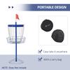 Soozier Portable Disc Golf Basket Target with 24-Chain, Travel Bag, Dark Blue view 4