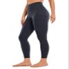 CRZ YOGA Womens Brushed Naked Feeling Workout Leggings 25" - High Waisted Gym Compression Tummy Control Yoga Pants Intersellar Black and Navy XX-Small view 1