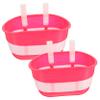 BESPORTBLE 2pcs Boy Girl Bike Basket Front Handlebar Storage Container for Scooters Stylish Design for Bottles Snacks More Selection view 1