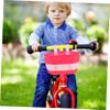 BESPORTBLE 2pcs Boy Girl Bike Basket Front Handlebar Storage Container for Scooters Stylish Design for Bottles Snacks More Selection view 3