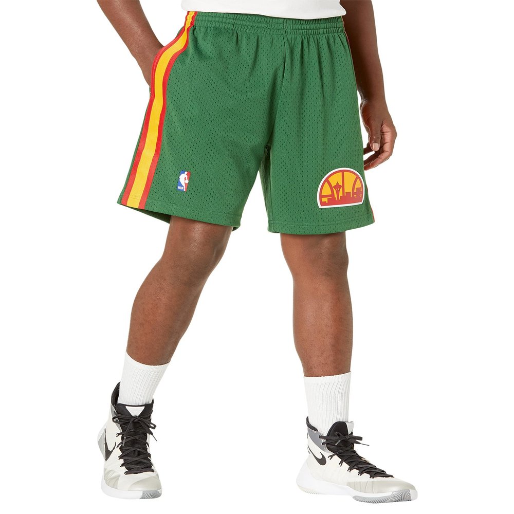 Mitchell & Ness NBA Reload Shorts Supersonics 1994 Dark Green XL 8.5