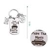 ShiQiao Spl Birthday Gifts for Her Him - Driver Picks the Music Shotgun Shuts His Cakehole Keychain for Friends Supernatural Fans Christmas Gifts view 2