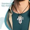 ShiQiao Spl Birthday Gifts for Her Him - Driver Picks the Music Shotgun Shuts His Cakehole Keychain for Friends Supernatural Fans Christmas Gifts view 4