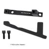 catazer MTB Bike Disc Brake Mount Adaptor, Front Caliper Ultralight Bracket PM AB to PM A Brake Adaptor for 140mm 160mm 180mm 203mm (F180 A) view 4