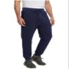 PEHMEA Fleece Lined Sweatpants for Men, Winter Warm Sherpa Joggers Lounge Pants with Pockets(11 Navy (Close-Bottom)-XL) view 3
