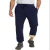 PEHMEA Fleece Lined Sweatpants for Men, Winter Warm Sherpa Joggers Lounge Pants with Pockets(11 Navy (Close-Bottom)-M) view 4