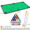 GOODLYSPORTS Golf Game -Combining Mini Pool Table & Golf - Worlds Largest Putting Green IndoorPutting Mat 108.2" L x 57.4" WGolf Pool Indoor Family Game view 3