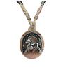 1Pc Lucky Horseshoe Horse Pendant Short Alloy Chain Necklace Jewelry Gifts view 1
