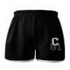 Hansber Toddler Sport Shorts Kids Girls Boys Athletic Dolphin Gym Shorts Basketball Running Short Pants Activewear Black 9-12 Months view 1