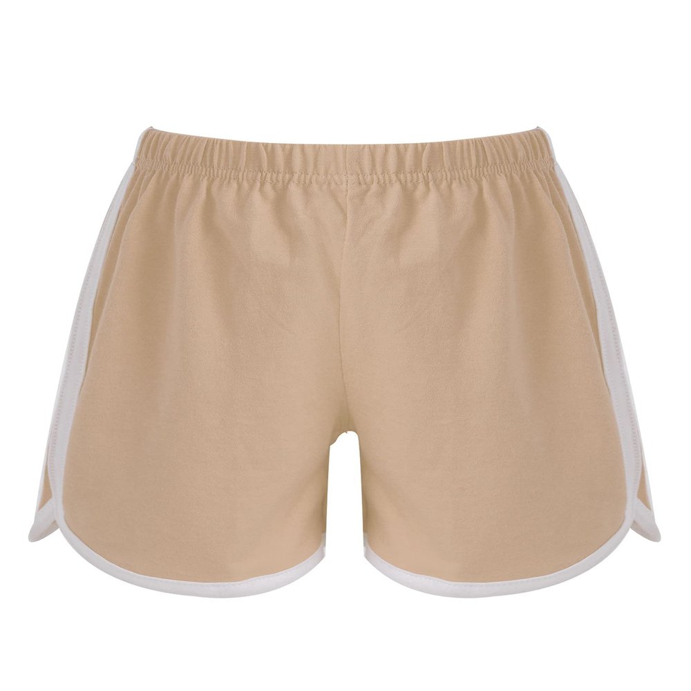 Hansber Toddler Sport Shorts Kids Girls Boys Athletic Dolphin Gym Shorts Basketball Running Short Pants Activewear Khaki 4-5 Years