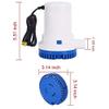 TYZK Bilge Pump Kit 2000 GPH 12V Non-Automatic Boat Marine Plumbing Electric Bilge Pump Automatic Submersible Pump view 3