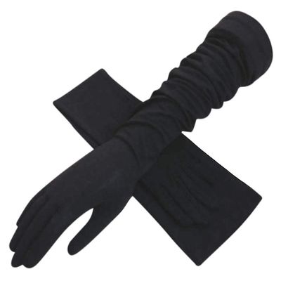 Women Sun Protection Long Driving Gloves Breathable Full Finger Sunblock Gloves