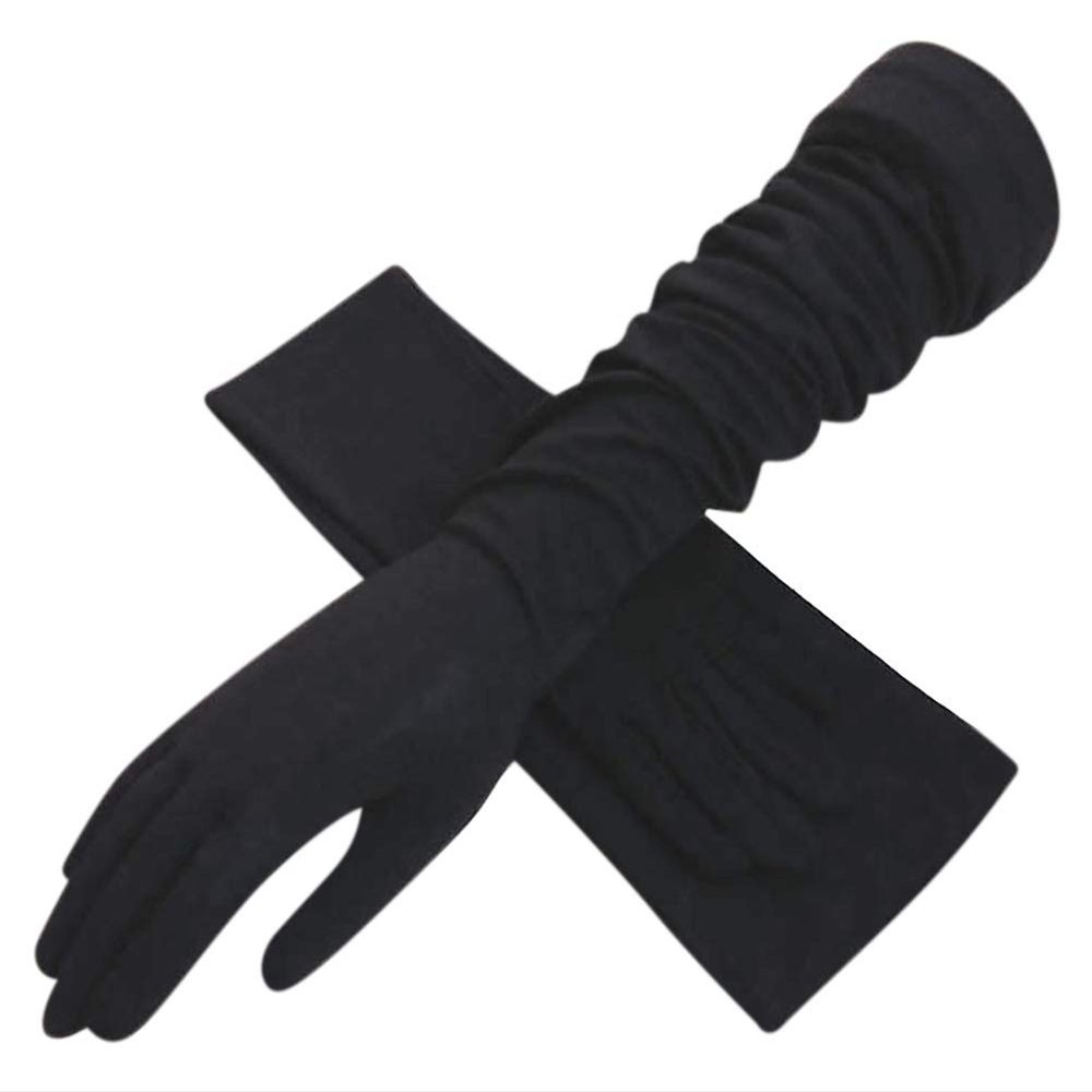 Women Sun Protection Long Driving Gloves Breathable Full Finger Sunblock Gloves