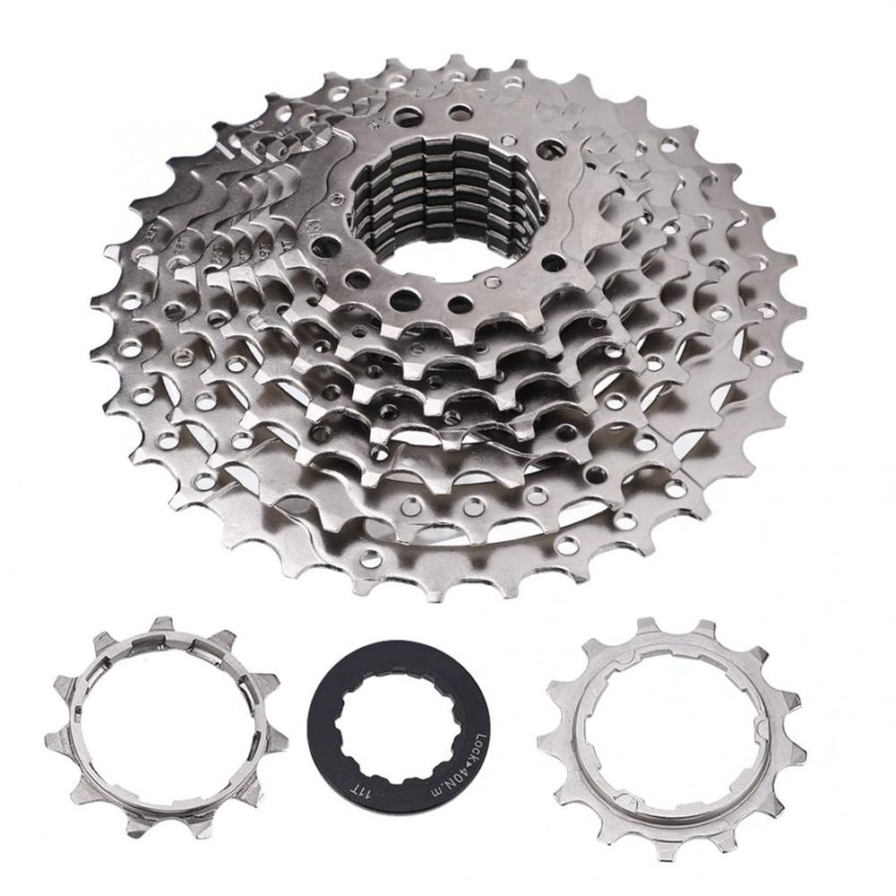 Bicycle Accessories Bicycle Freewheel Mountain Road Bike Freewheel Cassette Sprocket Replacement Accessories 9/10/11/12 Speed Bike Parts (Color : 9S 11 32T)
