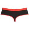 OROCOJUCO Men's Skimpy Boxer Brief Underwear Breath Holes Cheeky Shorts Briefs Brazilian Bikini Pouch Trunks Black M (OR140) view 2