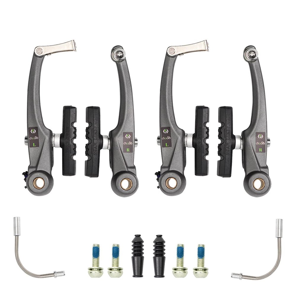 Chooee Linear Mountain Bike V-Brake Set Front and Rear Bicycle V Brakes CHVB001 2 Pairs