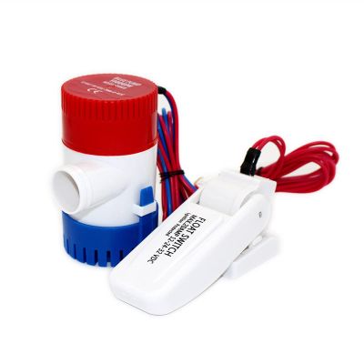 TYZK Bilge Pump Kit 1100GPH Mini Boat Bilge Pump with Float Switch Dc 12v 24v Kayak Rule Water Electric 1100 GPH Manual Marine Automatic Submersible Pump (Voltage : 12V 350GPH)